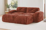 MYLO 80" Loveseat with 2 Ottomans