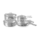 Mauviel M'COOK 5-Ply 9-Piece Cookware Set With Cast Stainless Steel Handles