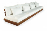 Mirella - 4 Piece Water Resistant Fabric Outdoor Patio Modular Sectional