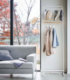 Coat Rack with Hat Storage (66" H)  - Steel + Wood