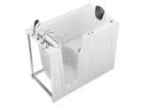 ANZZI Coupe Premier 53 - 60 in x 28 in. Air Jetted Walk-in Tub in White
