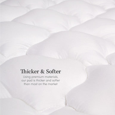 Pillowtop Mattress Pad w/Fitted Skirt