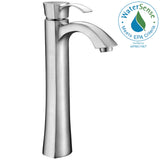ANZZI Harmony Elegant Vessel Sink Faucet (8.77" H), Single Hole, WaterSense Certified, Rhino Alloy Solid Brass, Various Finishes