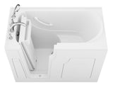 ANZZI Premier Walk-In Therapeutic Tub with Dual Hydrotherapy (Air & Water), Fast Drain, Inline Heater, Chromatherapy, Aromatherapy, and Quick Fill Faucet