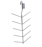 INGRILL Multi-Level Hanging Skewer Rack for Smoker & Barrel Grill – 304 Stainless Steel Vertical BBQ Rack for Sausages, Corn, Meat & Vegetables