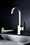 ANZZI Opus Elegant Kitchen Faucet, Single Gyroscopic Control, 360° Swivel Spout (11.1" H), 1.5 GPM, Rhino Alloy Solid Brass, cUPC Certified