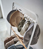 Coat Rack with Hat Storage (66" H)  - Steel + Wood