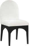 Waldorf - Chenille Dining Side Chair With Black Legs