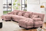 CLOUDIES 173" Sofa 4 Seater with 2 Ottoman