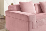 MARTHA 117" 3-Seater Sofa with 2 Ottomans