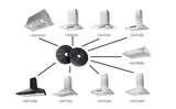 CIARRA Range Hood Carbon Filters Replacement CACF003-OW