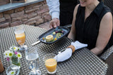 Camp Charcoal Coupe Platter 11x7"