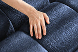 CHARLOTTE 78" 2-Seater Sofa with 2 Ottomans