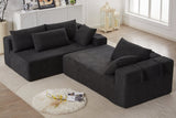 NOUVA 108" Chenille Left Chaise Sectional