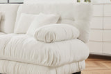 CLOUDIES 134" Sofa 3 Seater with 2 Ottoman