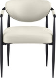 Virella - faux Leather Upholstered Dining Chair (Set of 2) - Black Base