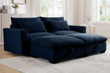 HARMONY 86" Sofa Loveseat with 2 Ottomans