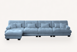 CLOUDIES 173" Sofa 4 Seater with 1 Ottoman