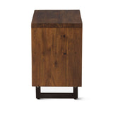 Aspen 24" Two Drawer Nightstand in Walnut