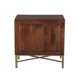Cosmopolitan 26" Three Drawer Nightstand in Honey Brown - New