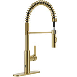ANZZI Ola Touchless Faucet, 1-Handle, Dual Spray Pull-Down Sprayer, Motion Sensor Activation, Deck Plate Included, Rhino Alloy, Multiple Finishes