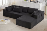 NOUVA 108" Chenille Right Chaise Sectional