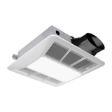 ANZZI 100 CFM Bathroom Exhaust Fan (1.5 Sones), Built-in Humidity Sensor, Dimmable Speed Control, Integrated LED Light, ETL/HVI Certified