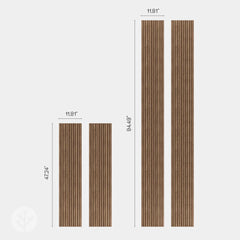 Flutto™ Walnut Ridge Flexible Tambour Wood Panels