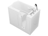 ANZZI Value Series 26 in. x 46 in. Quick Fill Walk-in Saoking Tub in White