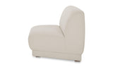 Fraser Wedge Slipper Chair Off White