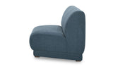 Fraser Wedge Slipper Chair Deep Blue