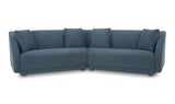 Fraser 2 Piece Modular Sofa Deep Blue