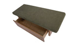 Gemma Storage Bench Dark Green