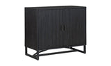 Sierra 2 Door Cabinet Black