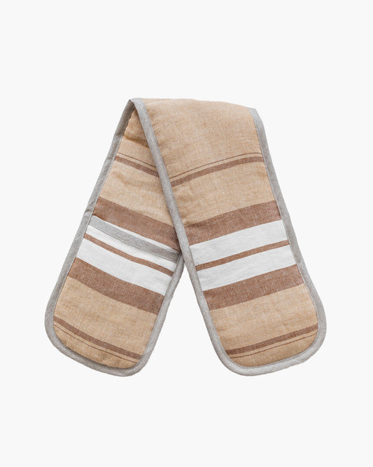 Double oven mitt (1 pcs) in French stripe