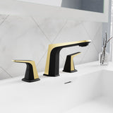 ANZZI Contemporary 8" Widespread Bathroom Faucet, 2-Handle Brass Construction, 1.2 GPM Water-Saving Aerator, Rhino-Alloy Certified, Various Finishes