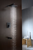 Mezzo Series 1-Handle 1-Spray Tub and Shower Faucet in Oil Rubbed Bronze