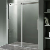 Stellar Series 57 to 60 in. x 76 in. Sliding Frameless Shower Door with Tsunami Guard Tempered Glass
