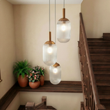 Gala Pendant Lamp - Bronze and Clear
