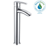 Quartet Single Hole Single-Handle Bathroom Faucet in Polished Chrome