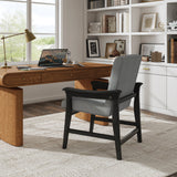 Leo Modern Upholstered Counter Stool quick shift to Dining Chair