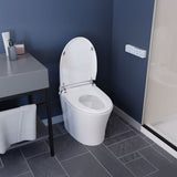 ENVO Aura Elongated 1.28 GPF Smart Bidet Toilet in White with Remote Control, Auto Flush, Heated Seat, and Deodorizer
