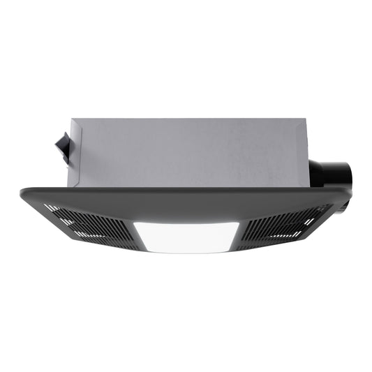 ANZZI 100 CFM Bathroom Exhaust Fan (1.5 Sones), Built-in Humidity Sensor, Dimmable Speed Control, Integrated LED Light, ETL/HVI Certified