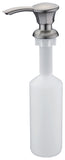ANZZI Veneto Countertop Soap Dispenser, 12 oz. Capacity, Sleek Bottle Design, Brushed Nickel or Polished Chrome
