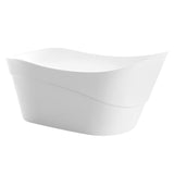 Kahl Series 5.58 ft. Freestanding Bathtub in White