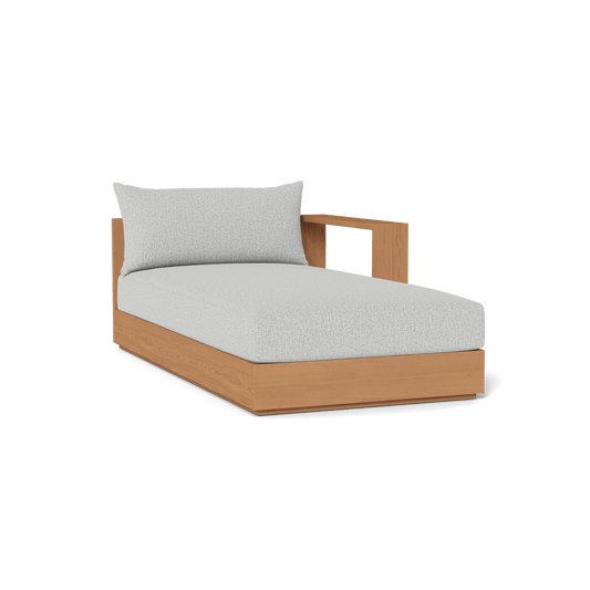 Hayman Teak Chaise Right