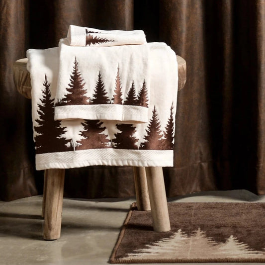 Clearwater Pines 3PC Towel Set, Cream