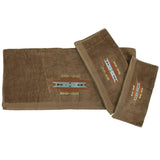 Mesa 3PC Bath Towel Set, Mocha