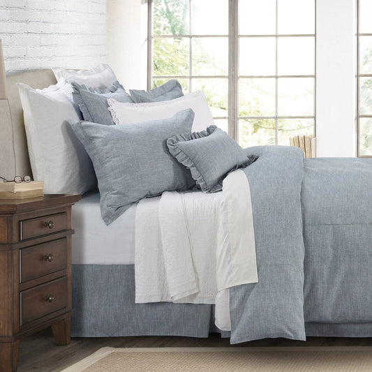 Chambray Denim Bed Skirt, Full