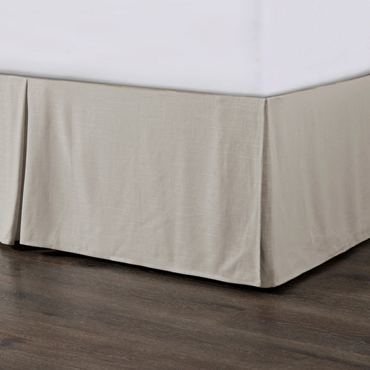 Hera Washed Linen Tailored Bed Skirt
